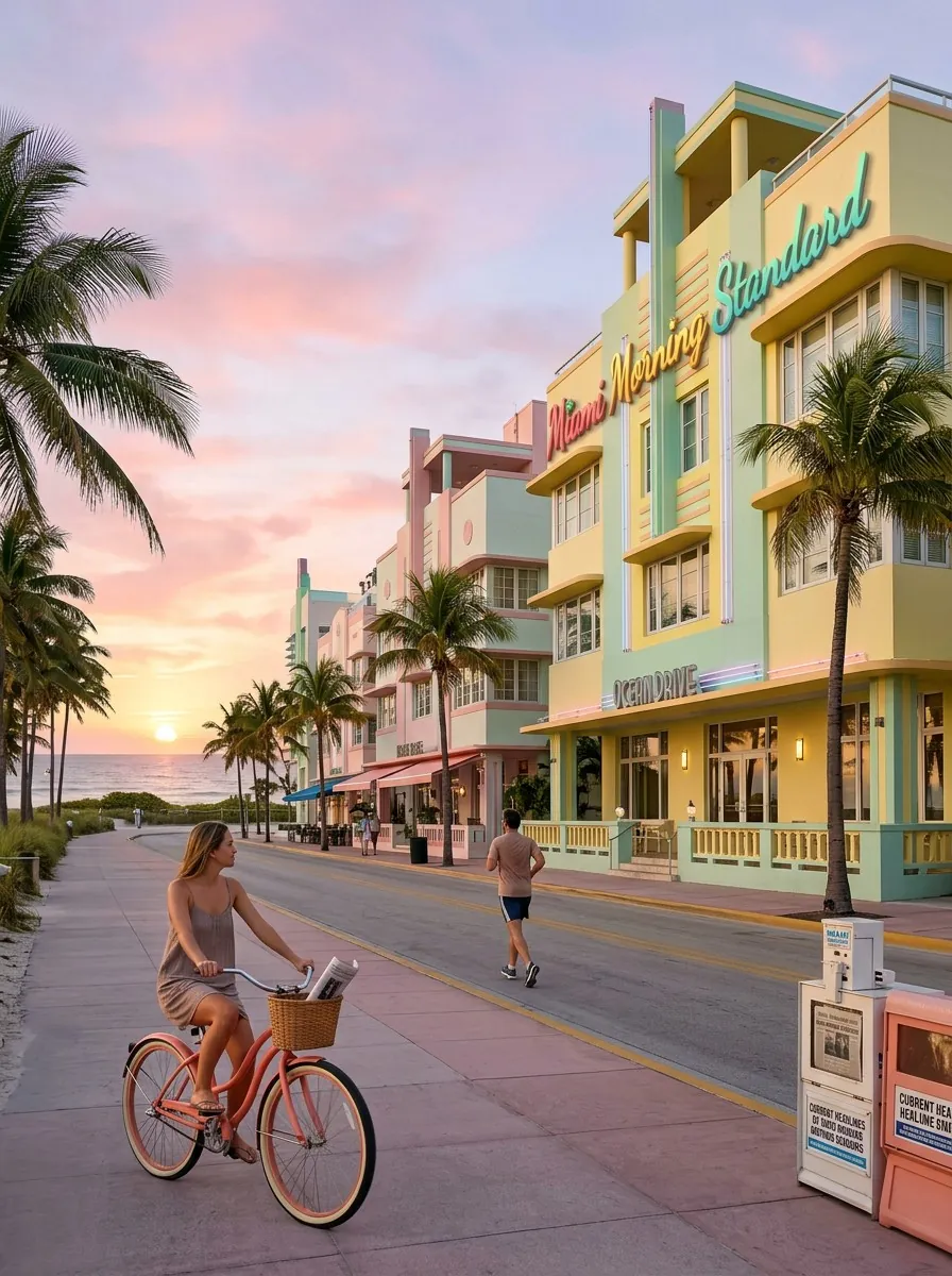 Morning on Ocean Drive