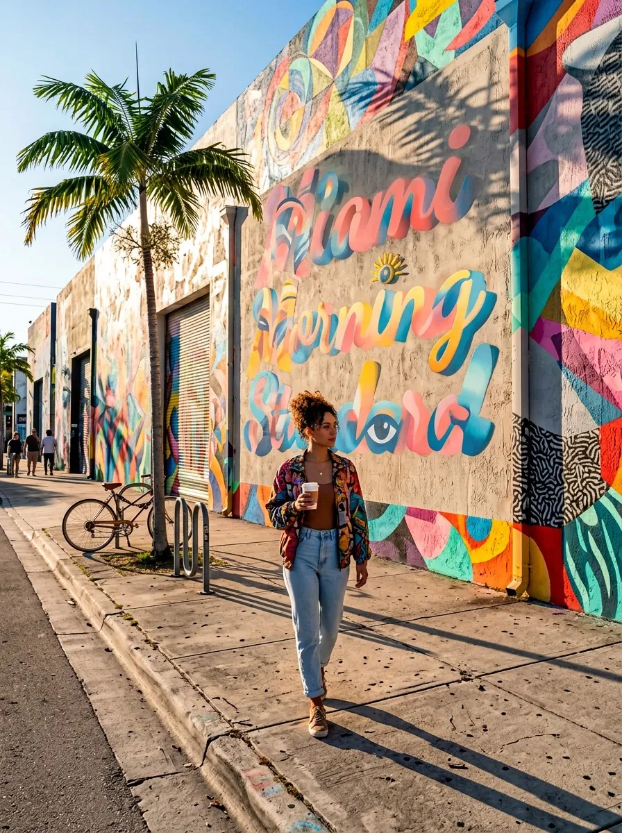Murals and morning light